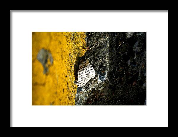 Yellow Framed Print featuring the photograph ... Their Chickens For Eggs by Kreddible Trout