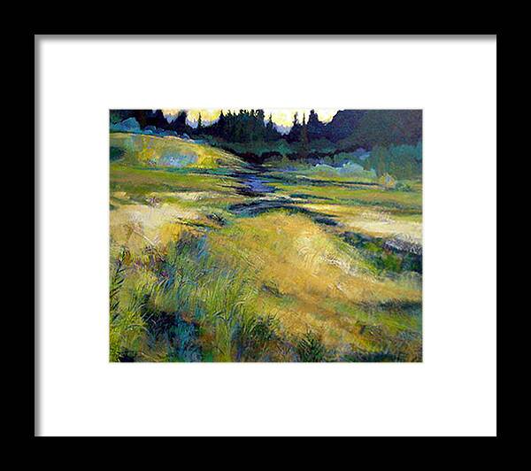 Landscape Framed Print featuring the painting Water Source by Dale Witherow