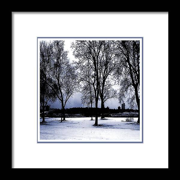 Photograph Framed Print featuring the photograph Winter's beauty 101 by Iris Gelbart