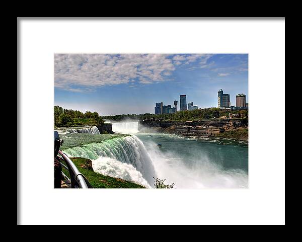  Framed Print featuring the photograph 004 Niagara Falls by Michael Frank Jr