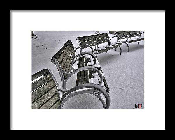 Buffalo Framed Print featuring the photograph 03 Patience Keeps Me Waiting by Michael Frank Jr