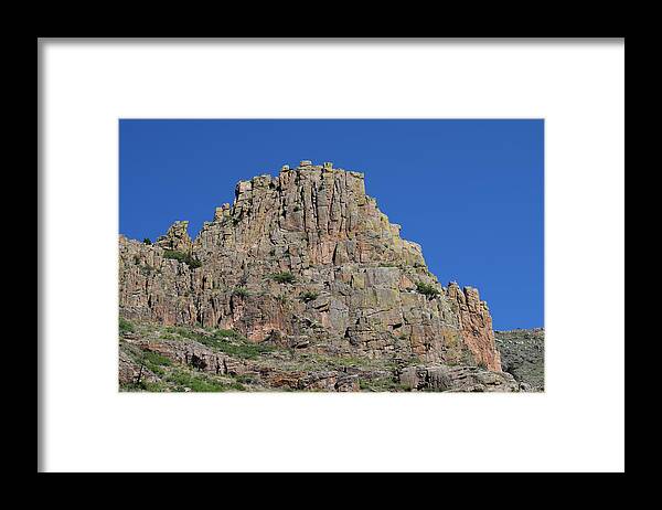 Blue Framed Print featuring the photograph Mountain Scenery Hwy 14 Co by Margarethe Binkley