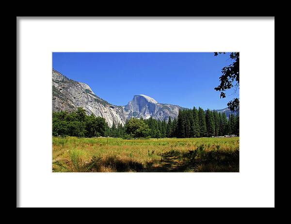 Yosemite Framed Print featuring the photograph @ Yosemite #1 by Jim McCullaugh