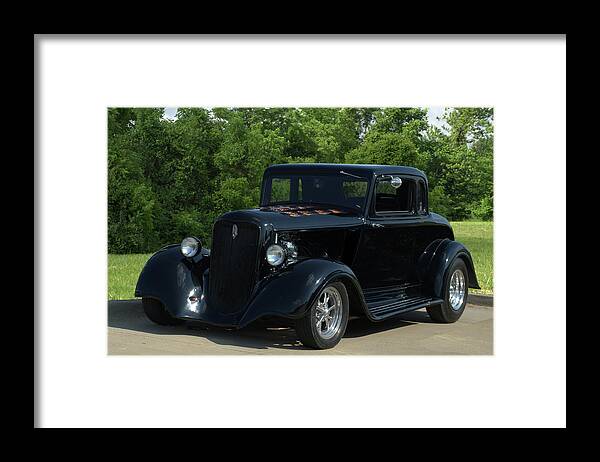 1933 Framed Print featuring the photograph 1933 Plymouth Coupe Hot Rod by Tim McCullough