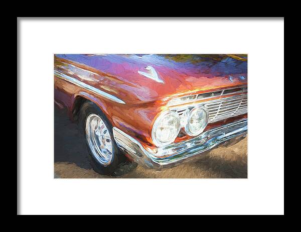 1961 Chevrolet Impala Framed Print featuring the photograph 1961 Chevrolet Impala SS by Rich Franco
