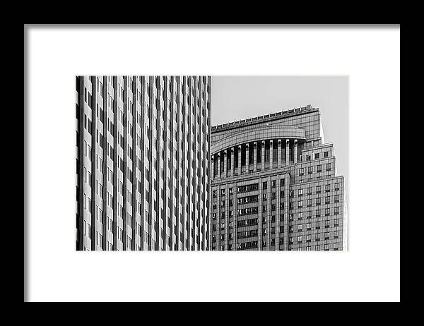 Architecture Framed Print featuring the photograph Abstract Architecture - New York by Shankar Adiseshan