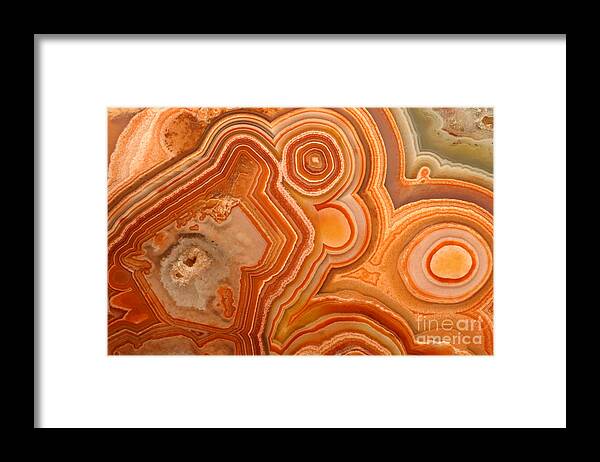 Agate Framed Print featuring the photograph Agate #1 by Ted Kinsman