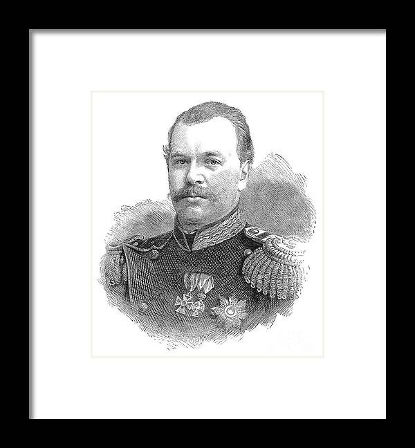 19th Century Framed Print featuring the photograph Alexander IIi (1845-1894) #1 by Granger