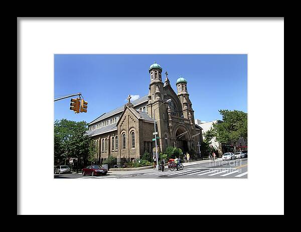 All Saints Episcopal Church-7th Ave & 7th-park Slope Framed Print featuring the photograph All Saints Episcopal Church #1 by Steven Spak