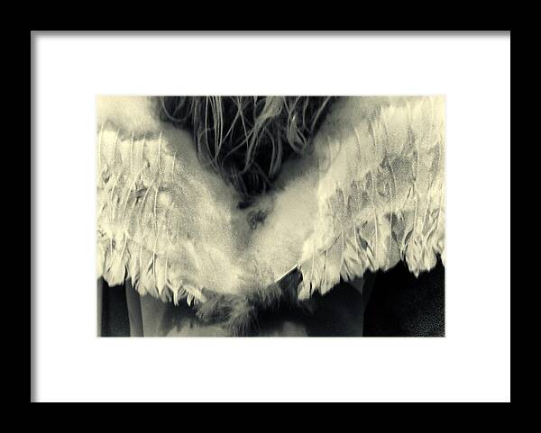 Monochrom Framed Print featuring the photograph Angel by Stelios Kleanthous
