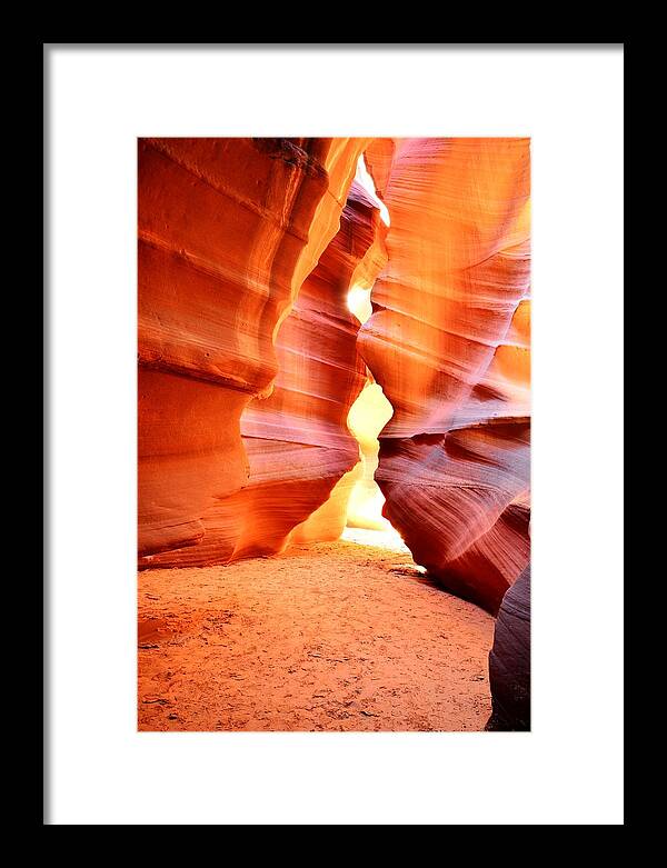 Canyon Framed Print featuring the photograph Antelope Canyon #1 by Steve Snyder