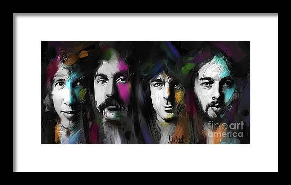 Pink Floyd Framed Print featuring the photograph Any Colour You Like #2 by Melanie D