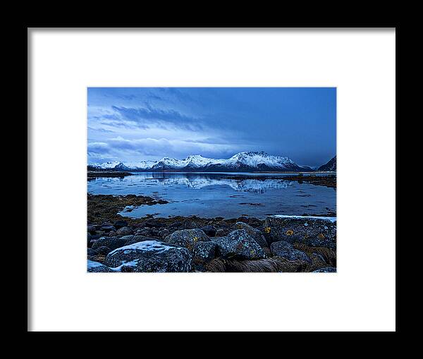 Norway Framed Print featuring the photograph Arctic Reflections #1 by Mark Llewellyn