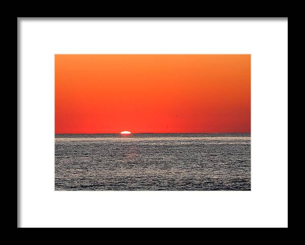 Nature Framed Print featuring the photograph Atlantic Sunrise #2 by Allan Levin