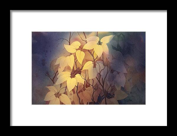 Watercolor Framed Print featuring the painting August I #1 by Johanna Axelrod