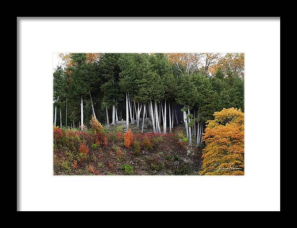 Mackinac Island Framed Print featuring the photograph Autumn on Mackinac Island #1 by Jackson Pearson
