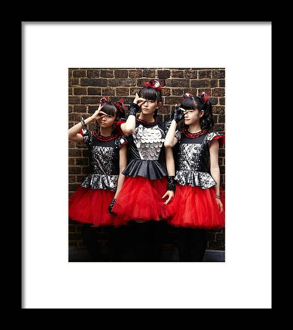 Babymetal Framed Print featuring the photograph Babymetal #1 by Mariel Mcmeeking