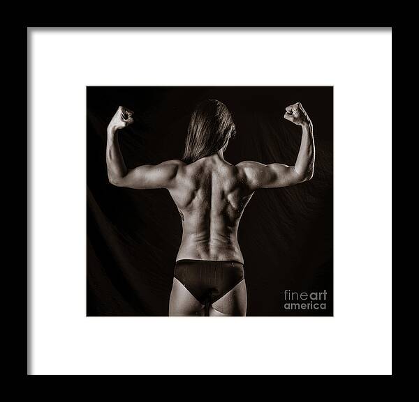 Health Framed Print featuring the photograph Back Muscles #2 by Jt PhotoDesign