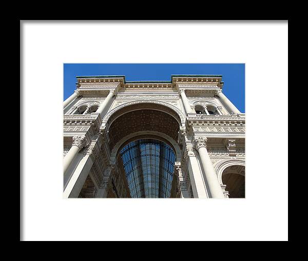 Milan Framed Print featuring the photograph Background #1 by Yohana Negusse