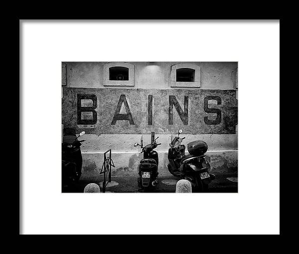 Bains Framed Print featuring the photograph Bains #2 by Jessica Levant