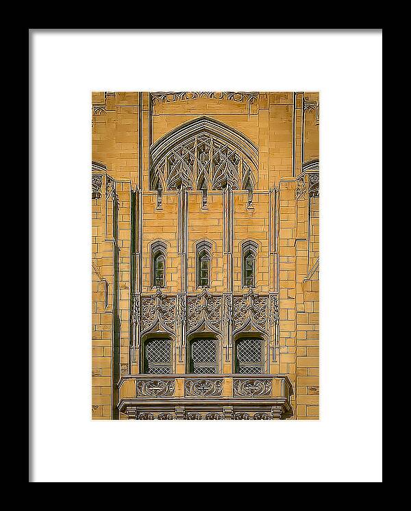 America Framed Print featuring the photograph Balcony #1 by Maria Coulson