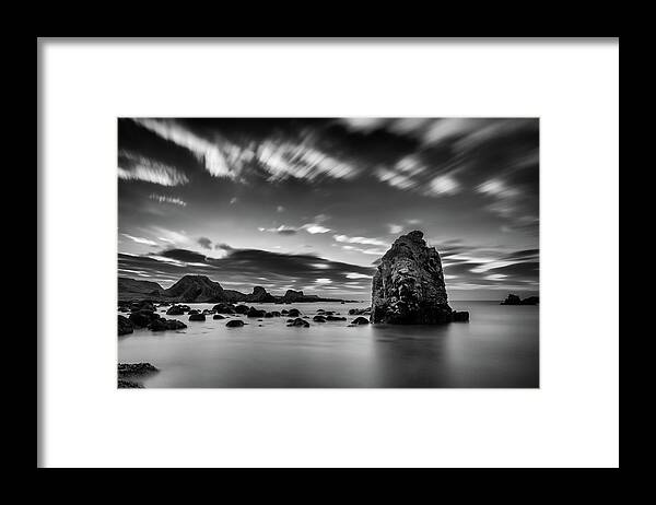 Ballintoy Framed Print featuring the photograph Ballintoy Sea Stack #1 by Nigel R Bell