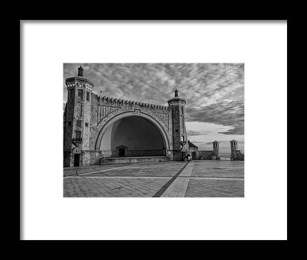Vacation Framed Print featuring the photograph Band Shell #2 by Dennis Dugan
