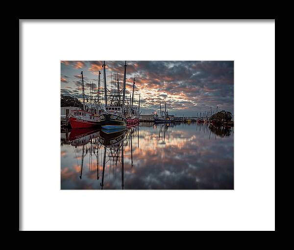 Sunset Framed Print featuring the photograph Bayou Sunset by Brad Boland