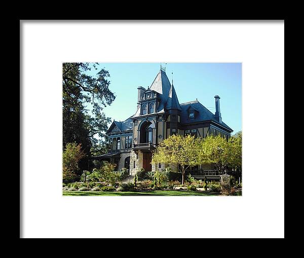 Beringer Framed Print featuring the photograph Beringer Brothers Winery Saint Helena by Kelly Manning