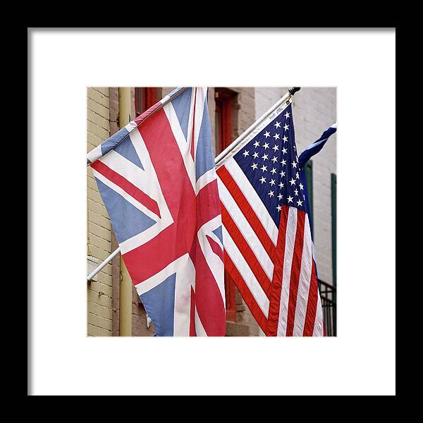 Flags Framed Print featuring the photograph Best Of Friends #2 by Ira Shander