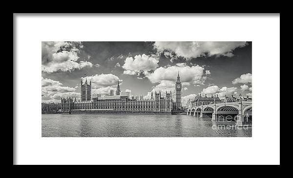 Ben Framed Print featuring the photograph Big Ben and Parliament Building #1 by Mariusz Talarek