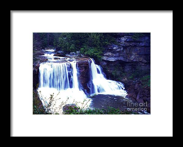 Blackwater Falls Framed Print featuring the photograph Blackwater Falls #1 by Thomas R Fletcher