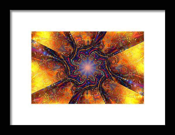 Best Modern Art Framed Print featuring the digital art Blinded By The Light #1 by Jim Pavelle