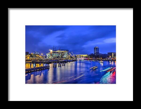 Blue Framed Print featuring the photograph Nemo in the Blue Hour by Frans Blok