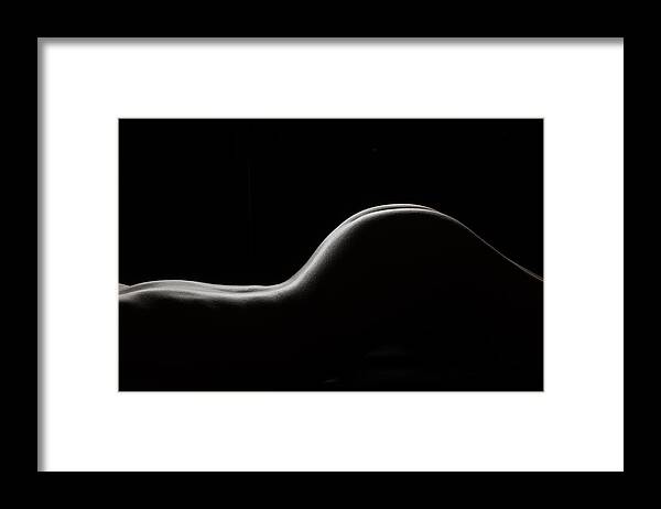 Nude Framed Print featuring the photograph Bodyscape 254 by Michael Fryd