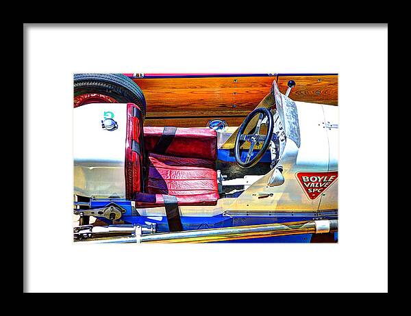 Boyle Racing Indianapolis Framed Print featuring the photograph Boyle Valve SPC #2 by Josh Williams