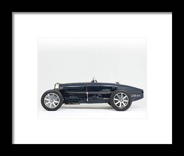 Bugatti Framed Print featuring the digital art Bugatti #1 by Super Lovely