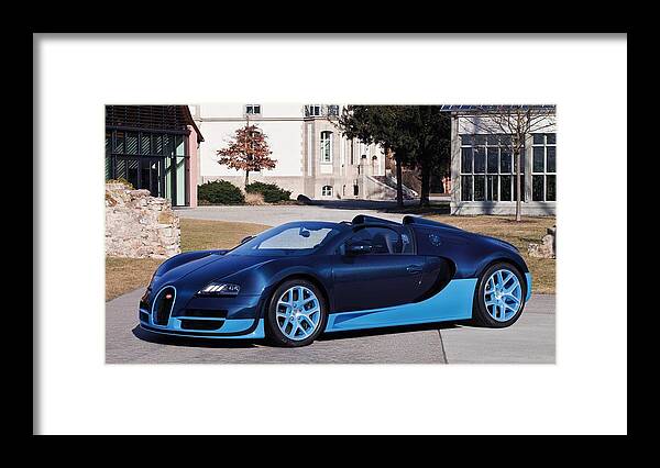 Bugatti Veyron 16.4 Grand Sport Framed Print featuring the photograph Bugatti Veyron 16.4 Grand Sport #1 by Mariel Mcmeeking