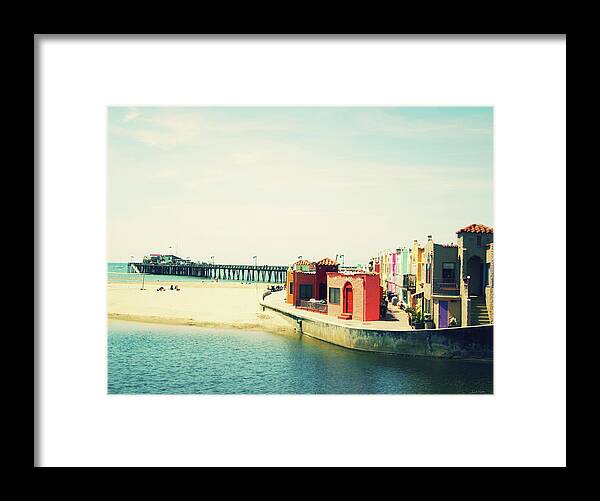 Capitola Framed Print featuring the photograph Capitola Venetian- Art by Linda Woods #1 by Linda Woods