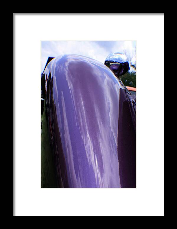 Cars Framed Print featuring the photograph Car reflection 12 #1 by Karl Rose