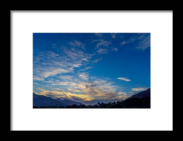 Sunset Framed Print featuring the photograph Carmel Valley Sunset #1 by Derek Dean