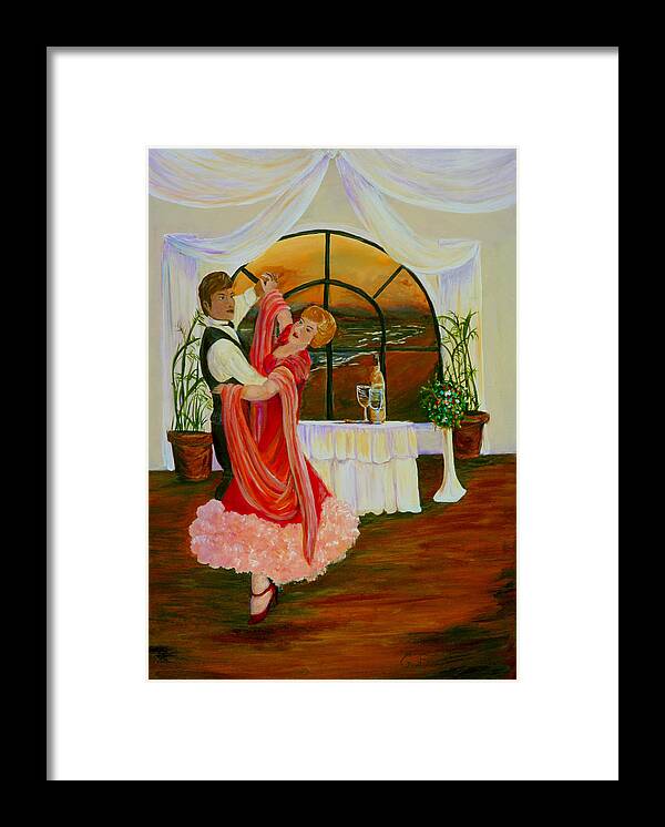 Celebration Framed Print featuring the painting Celebration #1 by Gail Daley