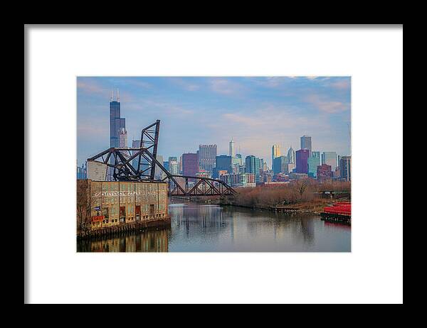  Framed Print featuring the photograph Chicago #1 by Tony HUTSON