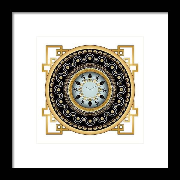 Mandala Framed Print featuring the digital art Circularium No 2653 by Alan Bennington