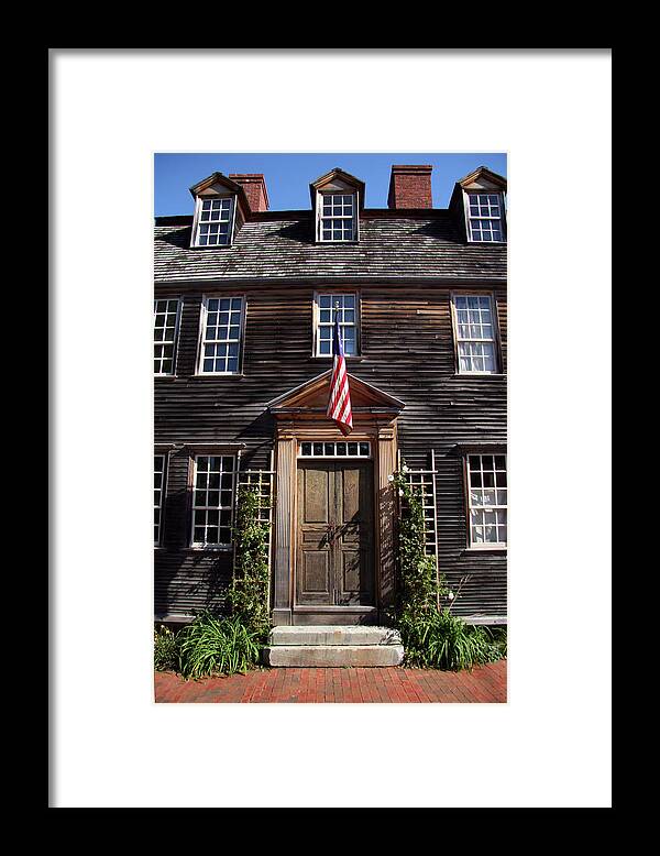 Colonial Portsmouth Framed Print featuring the photograph Colonial Portsmouth #1 by Mark Alesse