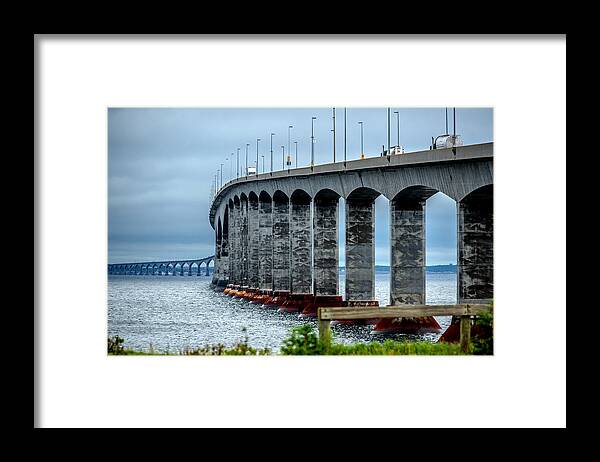 Nova Scotia Framed Print featuring the photograph Confederation Bridge #1 by Patrick Boening