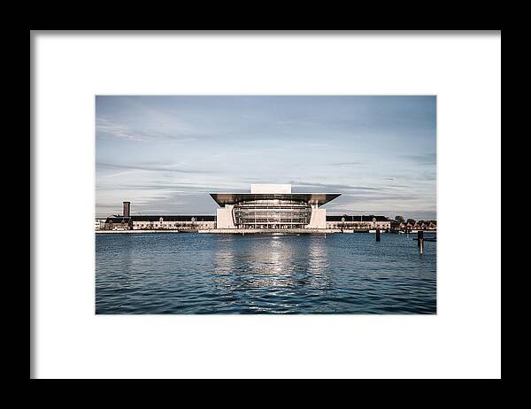 Copenhagen Framed Print featuring the photograph Copenhagen Opera House #1 by Leonardo Patrizi