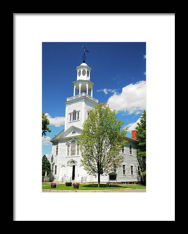 Bennington Framed Print featuring the photograph Country Church #1 by James Kirkikis