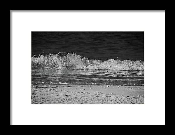 Beach Framed Print featuring the photograph Dancing Tides #1 by Michiale Schneider