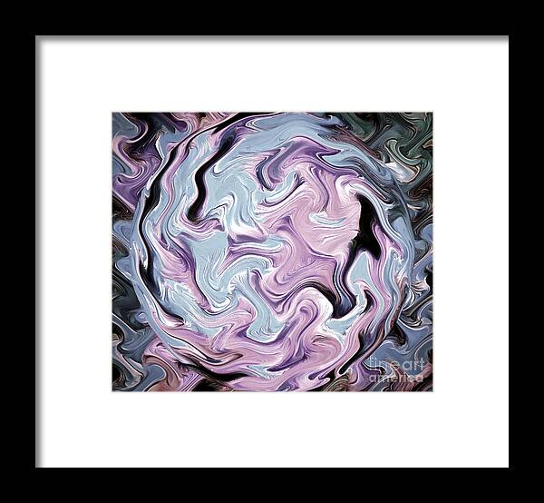 Abstract Art Framed Print featuring the digital art Dare To Dream #2 by Krissy Katsimbras